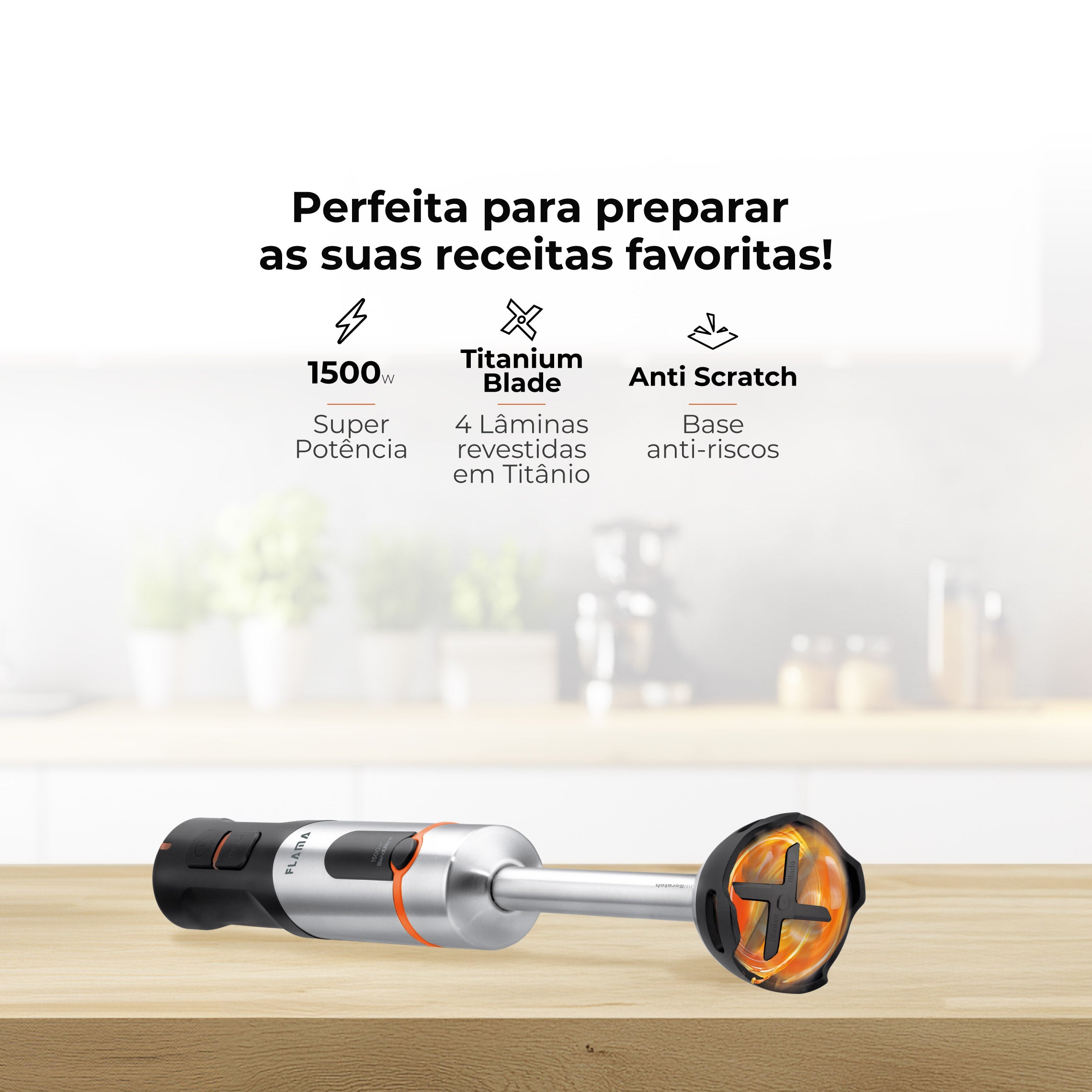 Varinha Mágica BlendUltra AntiScratch 1500W 2062FL