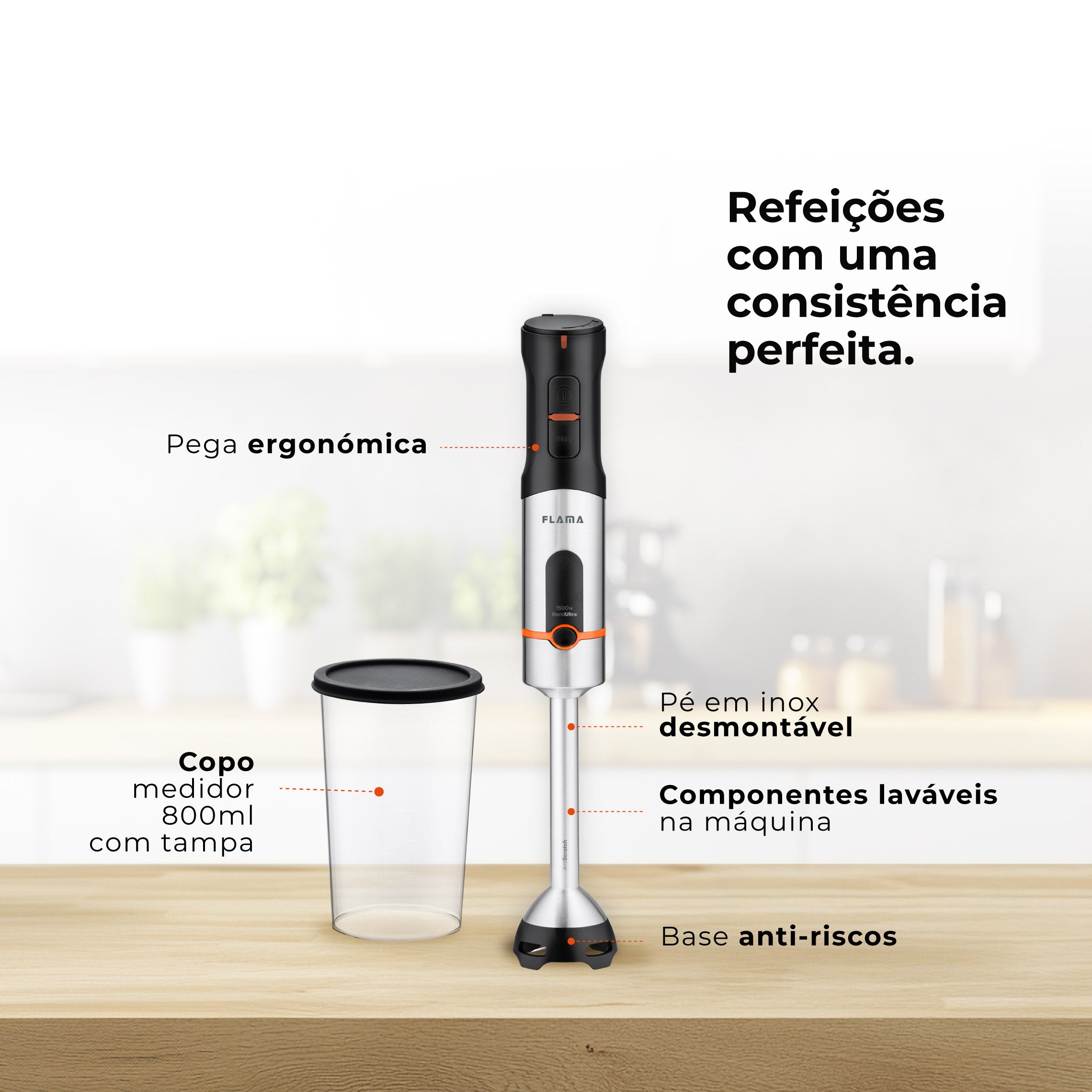 Varinha Mágica BlendUltra AntiScratch 1500W 2062FL