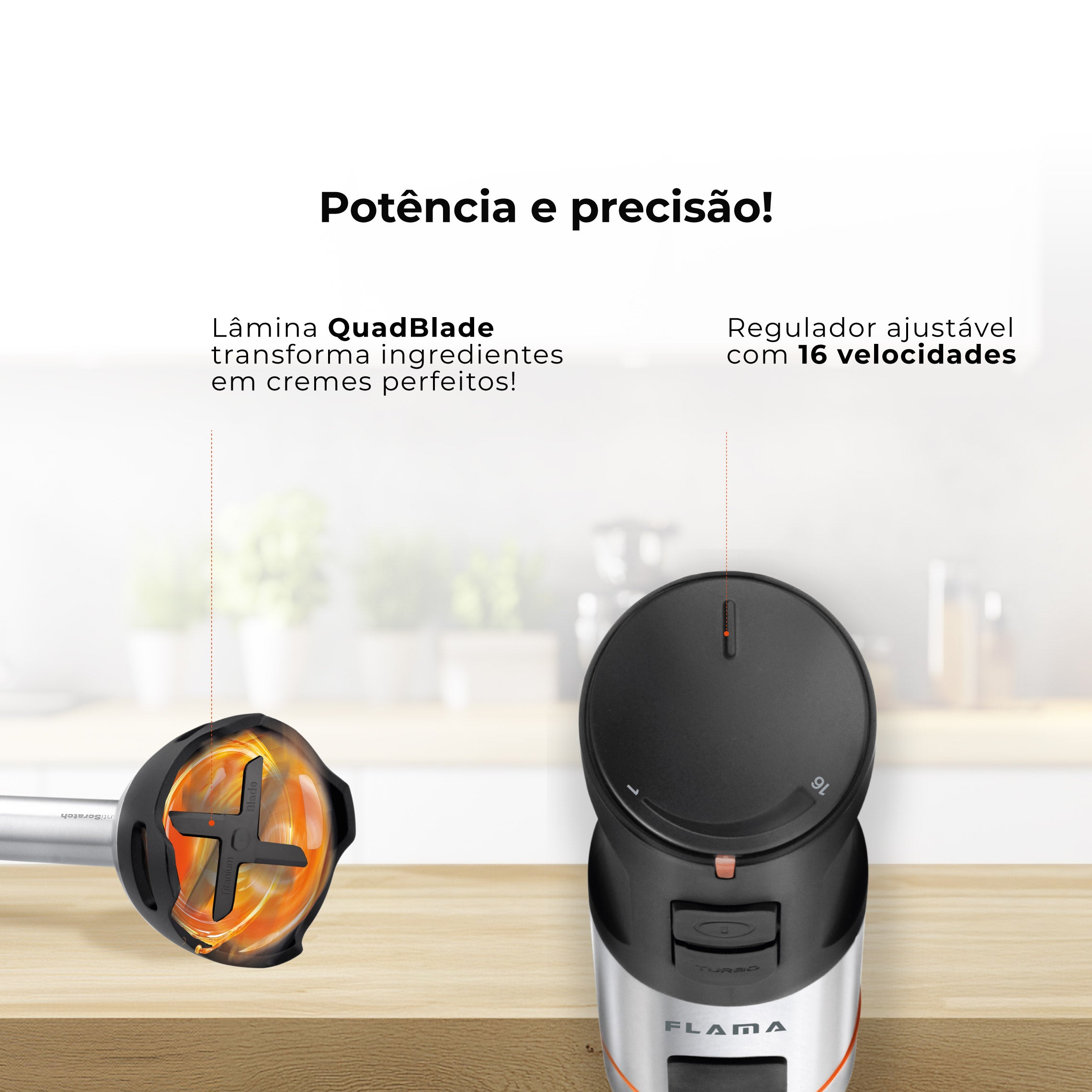 Varinha Mágica BlendUltra AntiScratch 1500W 2062FL