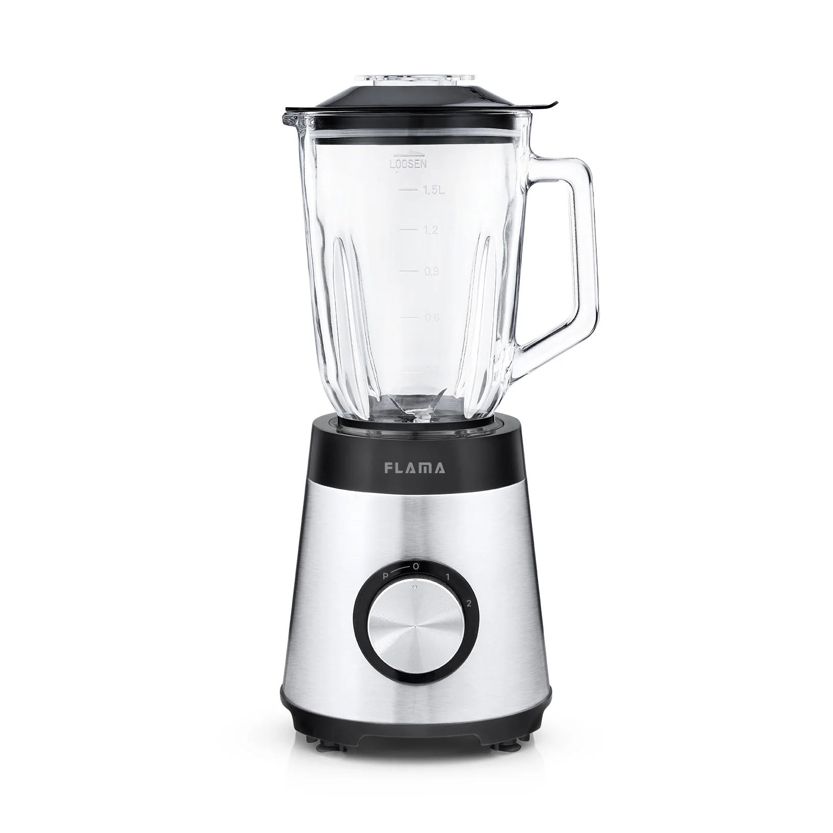 Frullatore in acciaio inox da 1300 W con caraffa in vetro 2237FL