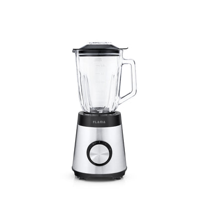 Licuadora de acero inoxidable de 1300 W con vaso de vidrio 2237FL