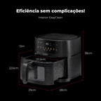Fritadeira Sem Óleo Air Fryer C/ Janela 6L 644FL