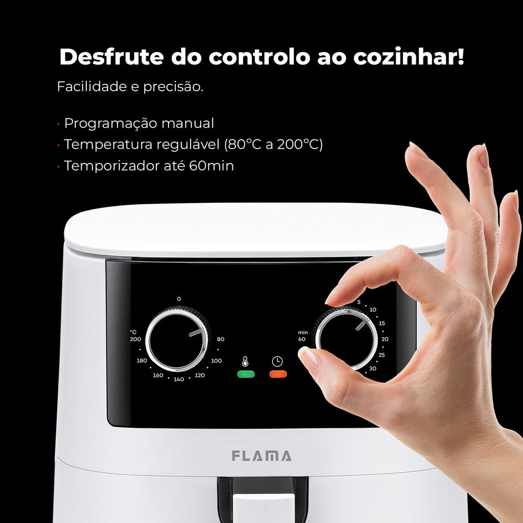 Fritadeira Sem Óleo Air Fryer 4.2L Branca 645FL