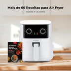 Fritadeira Sem Óleo Air Fryer 4.2L Branca 645FL