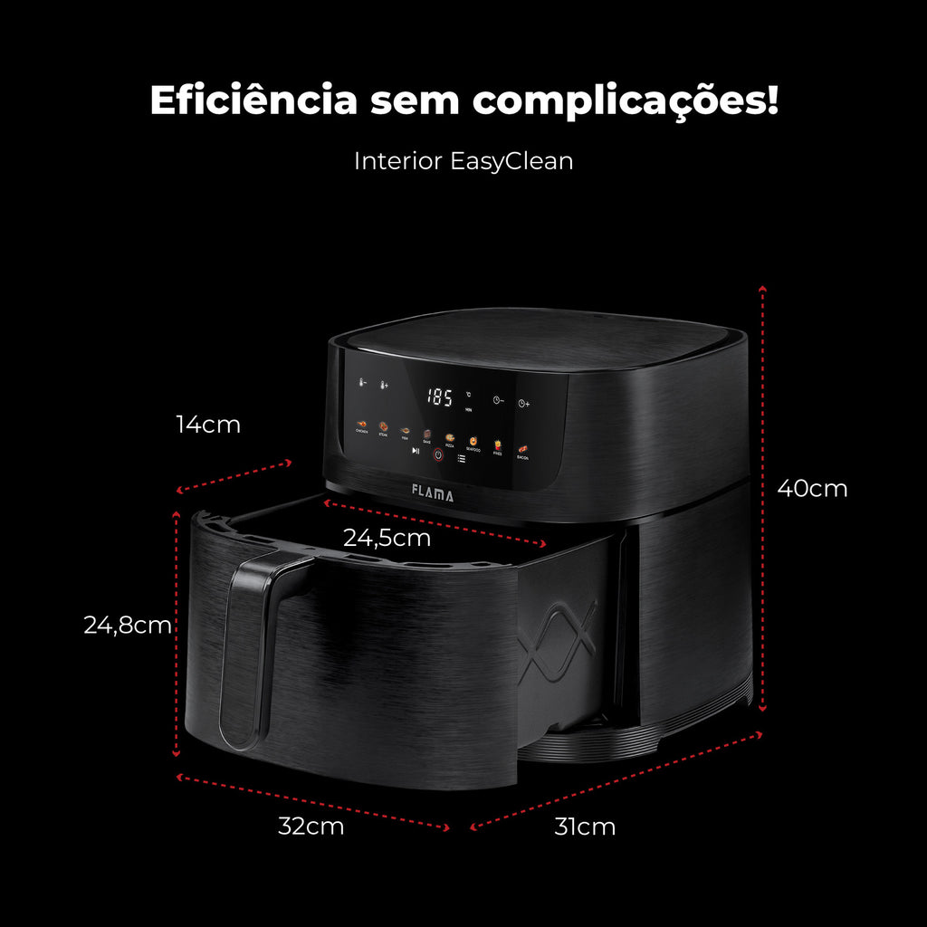 Fritadeira Sem Óleo Air Fryer 8L 648FL