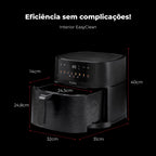 Fritadeira Sem Óleo Air Fryer 8L 648FL