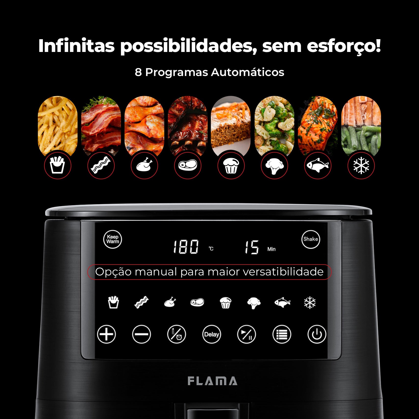 Fritadeira Sem Óleo Air Fryer 4.2L 658FL