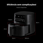 Fritadeira Sem Óleo Air Fryer 4.2L 658FL FLAMA