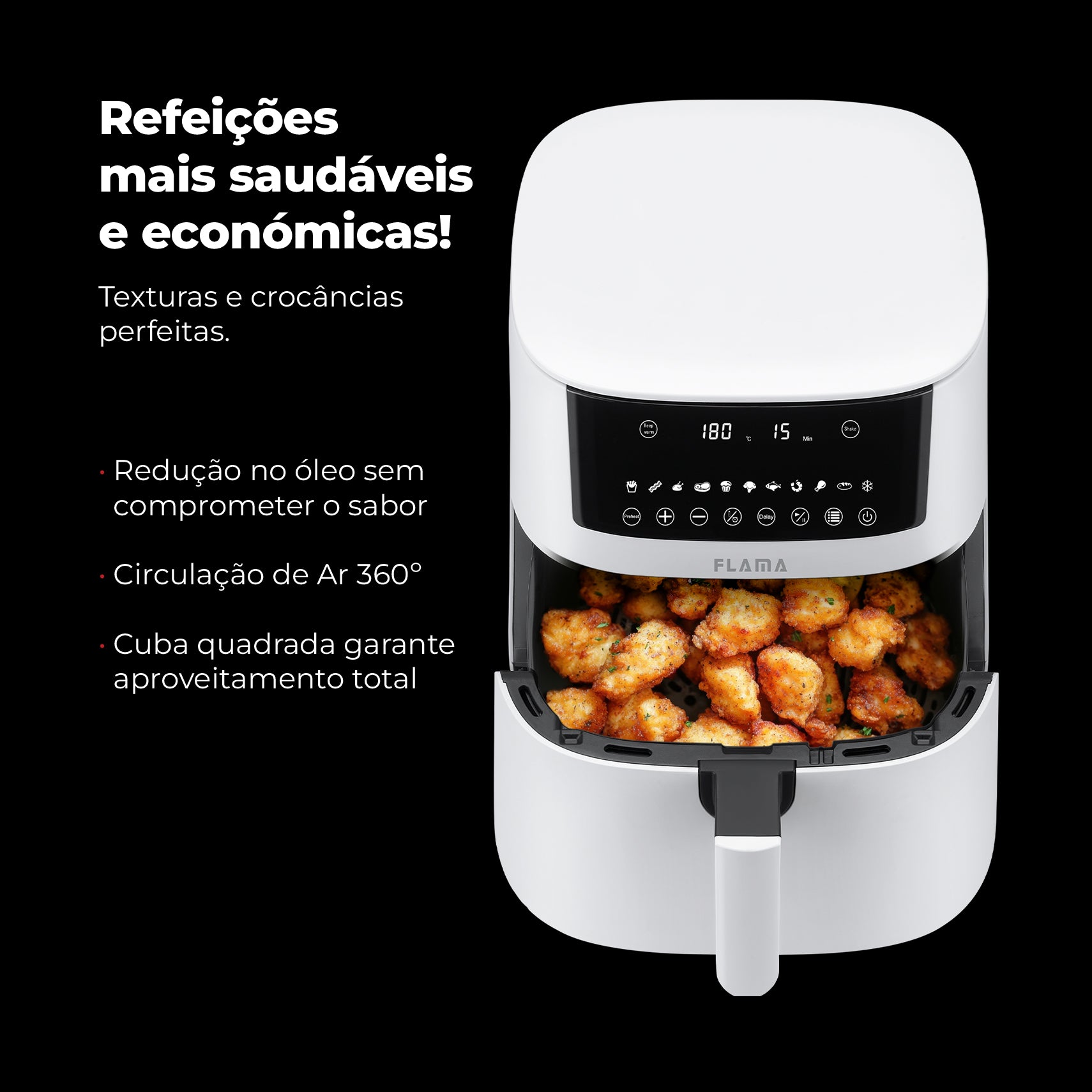 Fritadeira Sem Óleo Air Fryer 7L 681FL