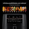 Fritadeira Sem Óleo Air Fryer 7L Preta 682FL FLAMA