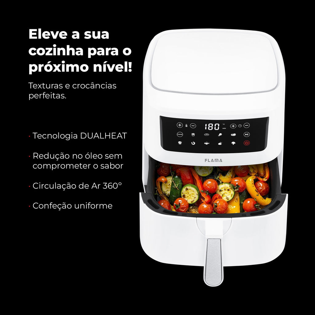 Fritadeira Sem Óleo Air Fryer Dupla Resistência 691FL