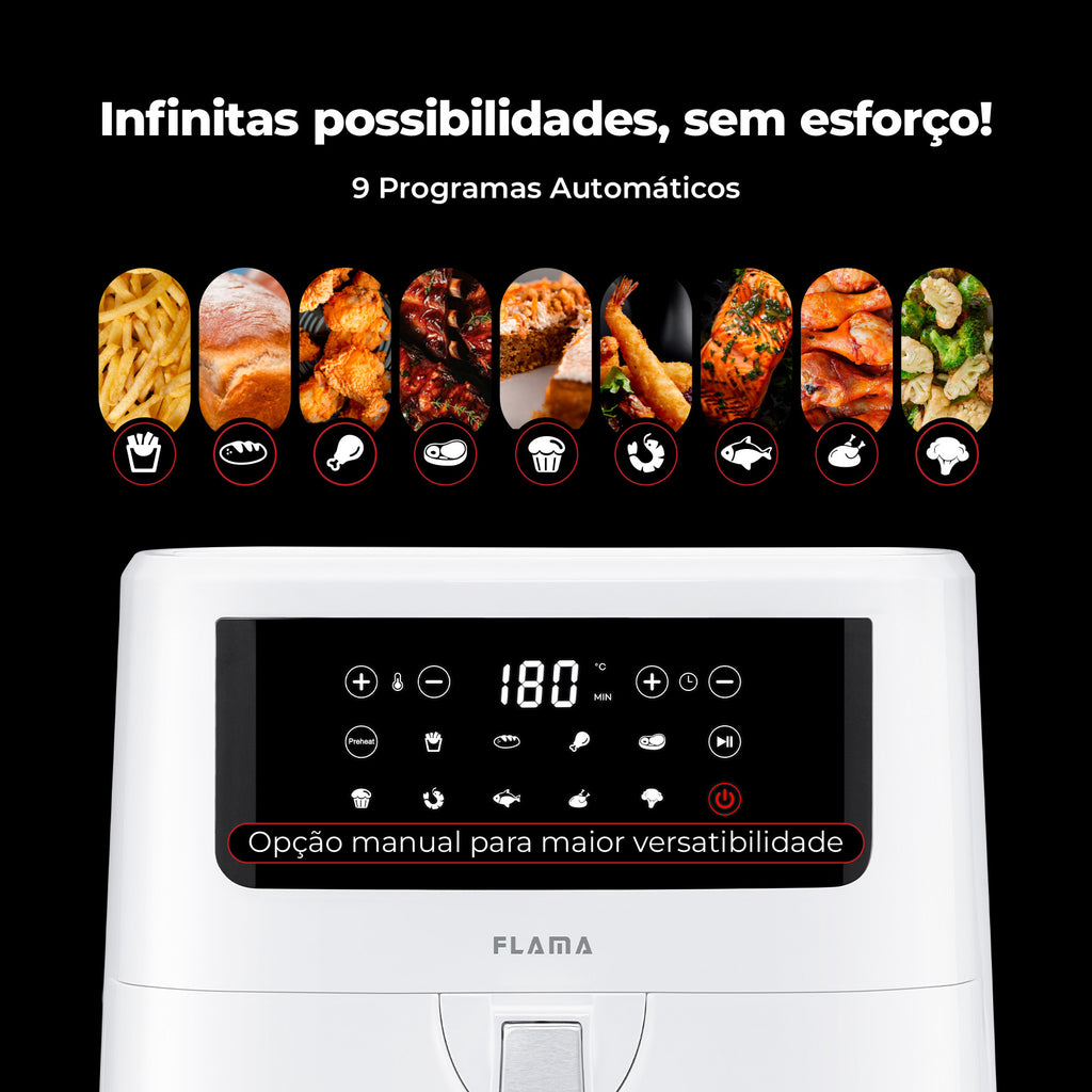 Fritadeira Sem Óleo Air Fryer Dupla Resistência 691FL