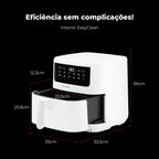 Fritadeira Sem Óleo Air Fryer Dupla Resistência 691FL