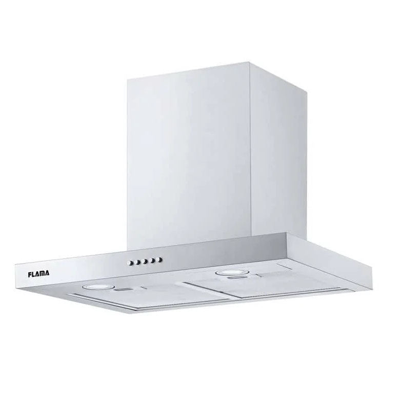Cappa aspirante a camino T60 in acciaio inox 9345FL