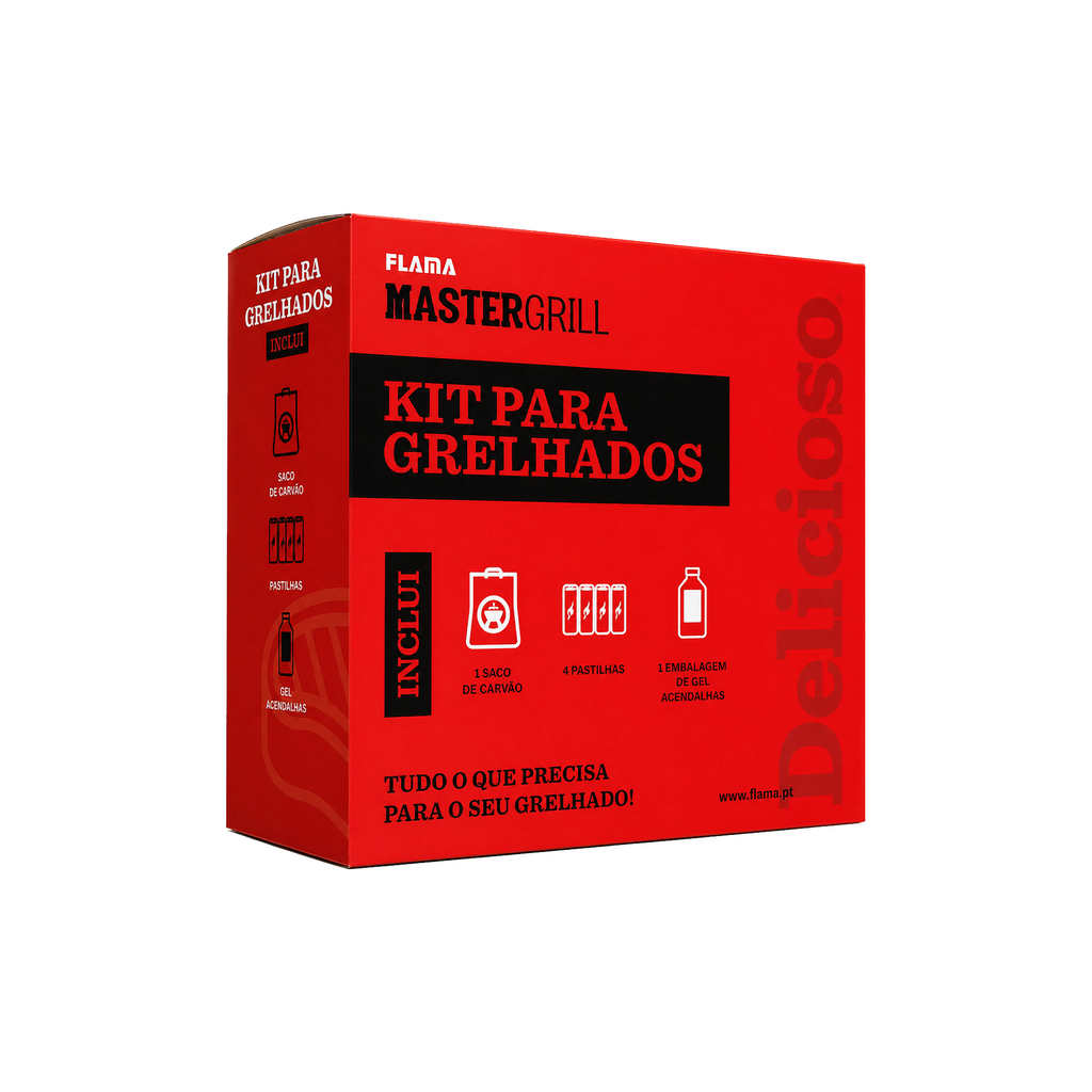 Kit Para Grelhados Mastergrill 40051FL FLAMA
