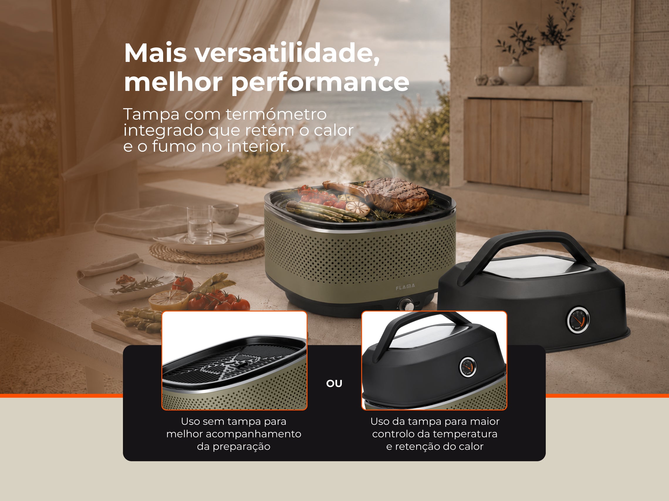 Mastergrill EVO Titan Forest Charcoal Grill 4024FL