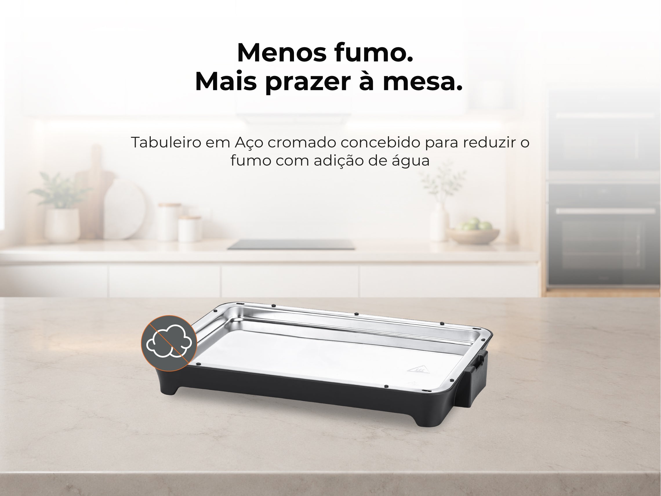 Grelhador Elétrico de Resistência HeatUltra EasyFlip M 2400W 4324FL FLAMA