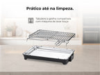 Grelhador Elétrico de Resistência HeatUltra EasyFlip M 2400W 4324FL FLAMA