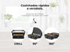 Grelhador Elétrico de Placas Inox HeatEasy 1500W 4422FL FLAMA