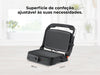Grelhador Elétrico de Placas Inox HeatEasy 1500W 4422FL FLAMA