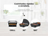 Grelhador Elétrico de Placas Inox HeatPro 2000W 4522FL FLAMA