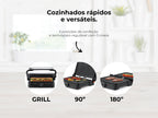Grelhador Elétrico de Placas Inox HeatPro 2000W 4522FL FLAMA