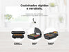 Grelhador Elétrico de Placas SlideControl HeatPro 2000W 4586FL FLAMA