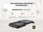 Grelhador Elétrico de Placas SlideControl HeatPro 2000W 4586FL FLAMA