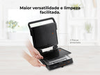Grelhador Elétrico de Placas SlideControl HeatPro 2000W 4586FL FLAMA