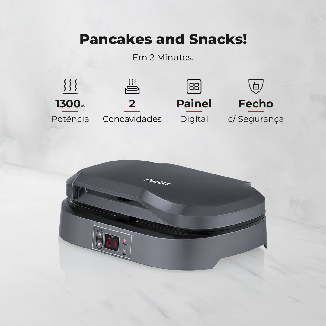 Máquina de Panquecas 2 Cavidades 4902FL