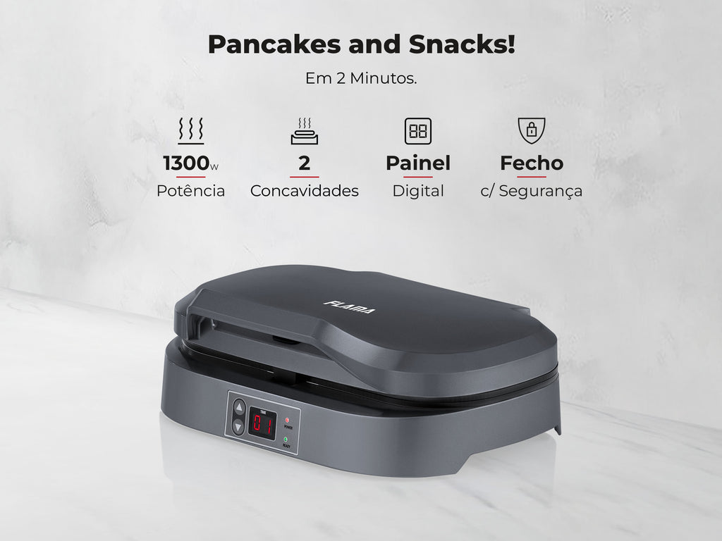 Máquina de Panquecas 2 Cavidades 4902FL FLAMA