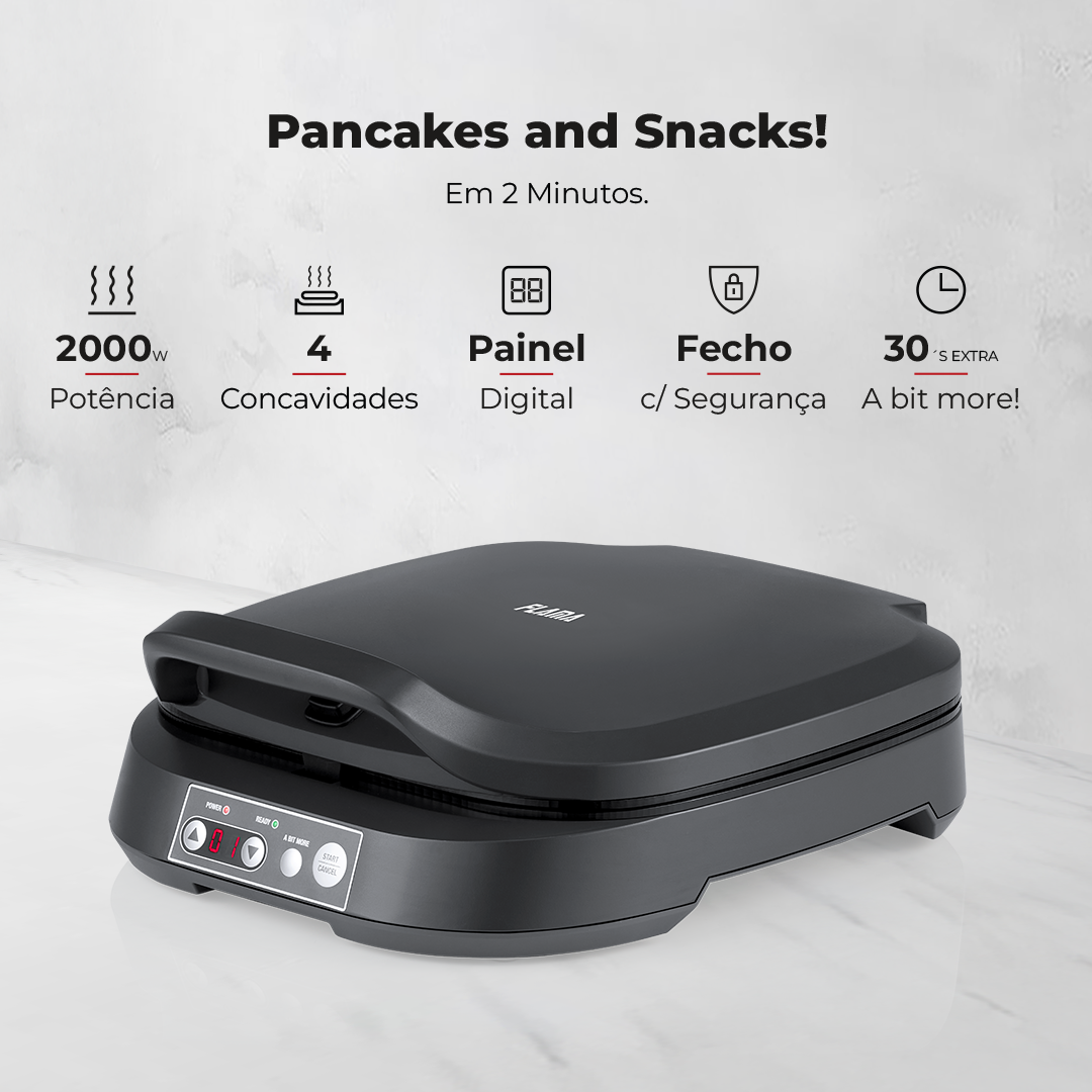 Máquina de Panquecas 4 Cavidades 4906FL