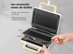 Sanduicheira Grill Pearl White 800W 4961FL FLAMA