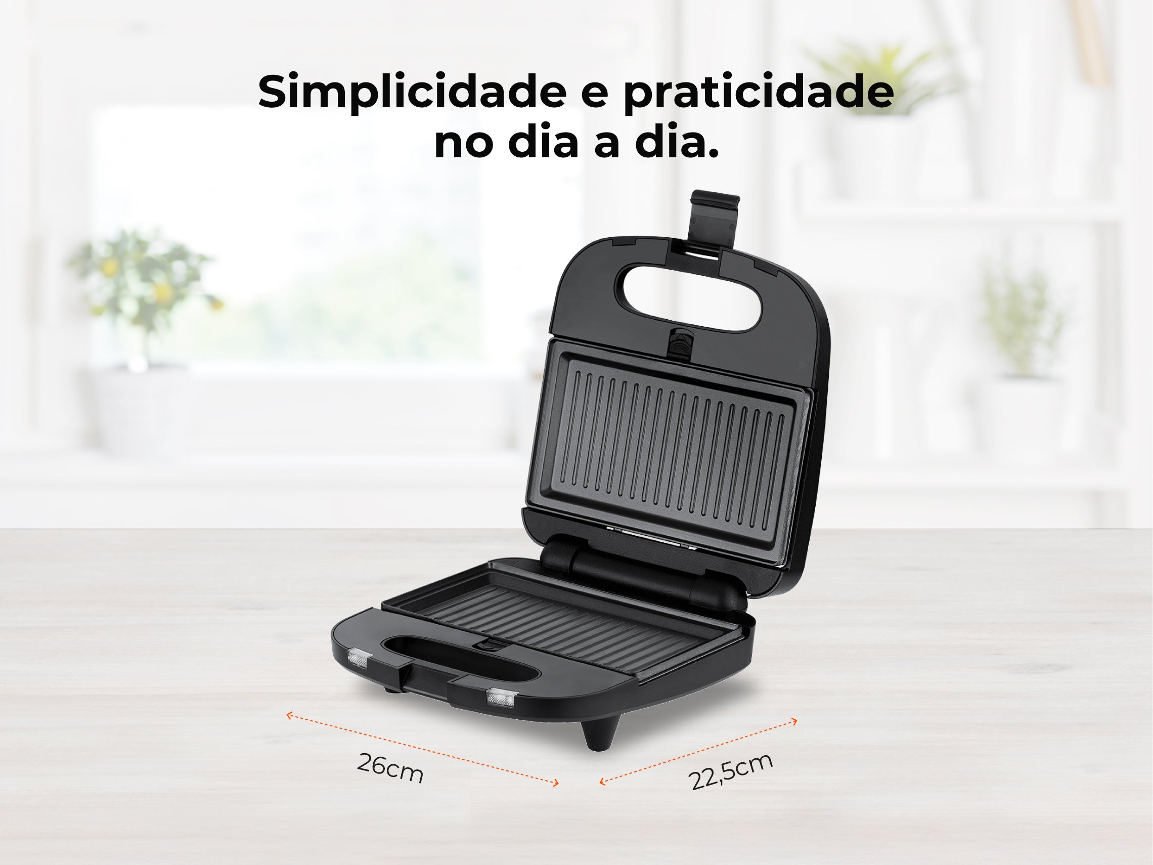 Sanduicheira Preta 800W 4972FL