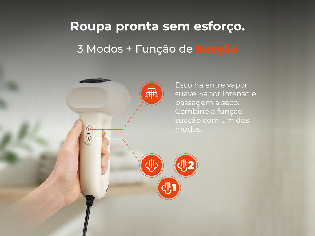 Ferro a Vapor Vertical Blaze Steam&Suction 1300W 5310FL FLAMA
