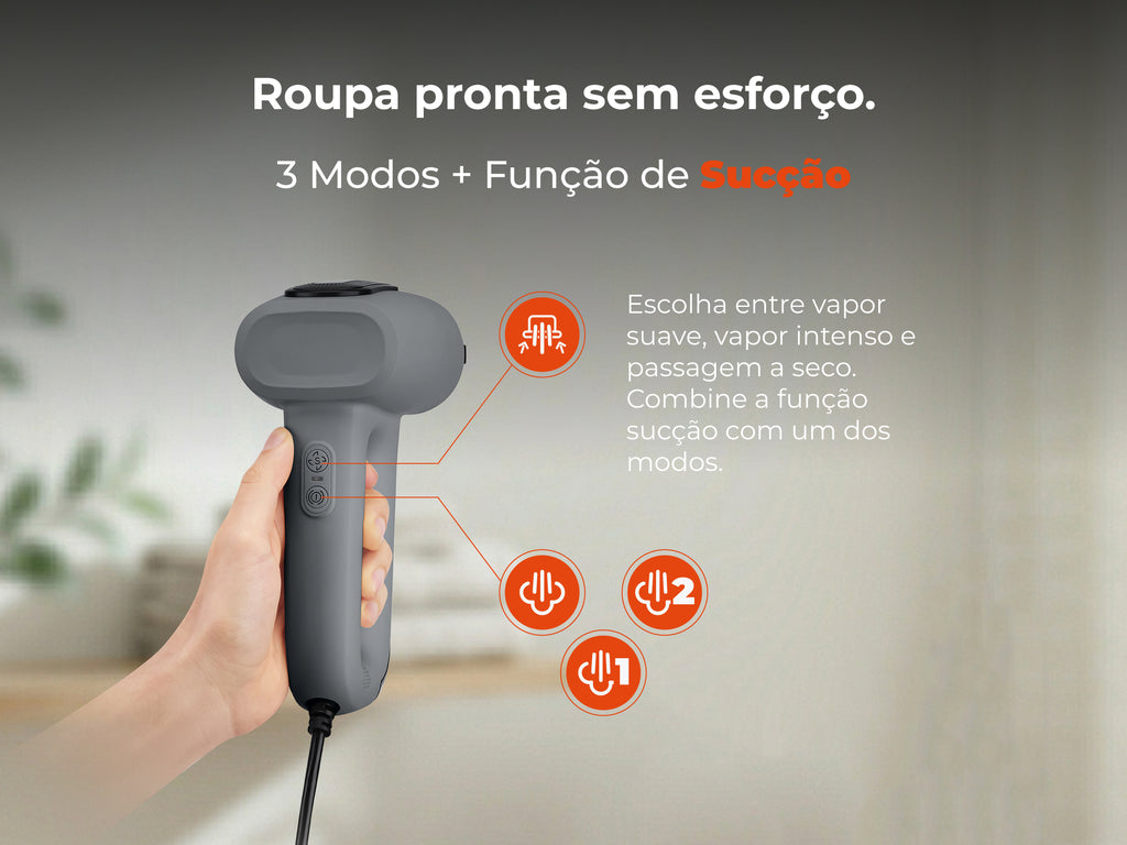 Ferro a Vapor Vertical Blaze Steam&Suction 1300W 5311FL FLAMA