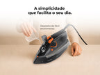 Ferro a Vapor SteamUltra AnodizedPlate 3050W Preto 5398FL