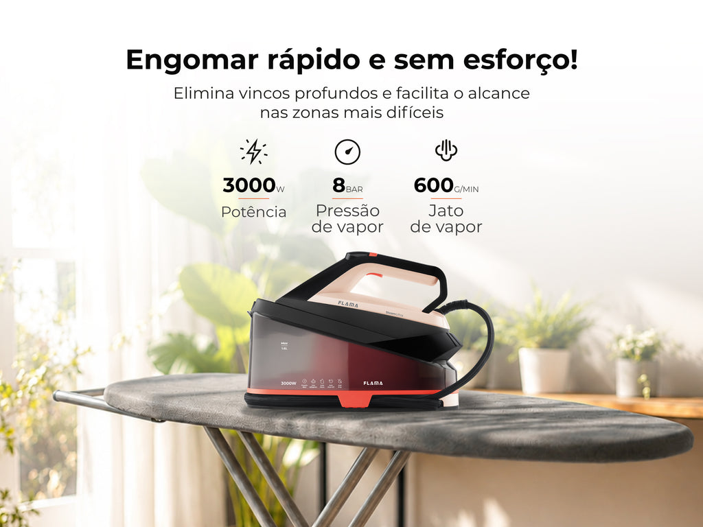 Ferro com Caldeira SteamUltra 3000W Bege 5541FL FLAMA