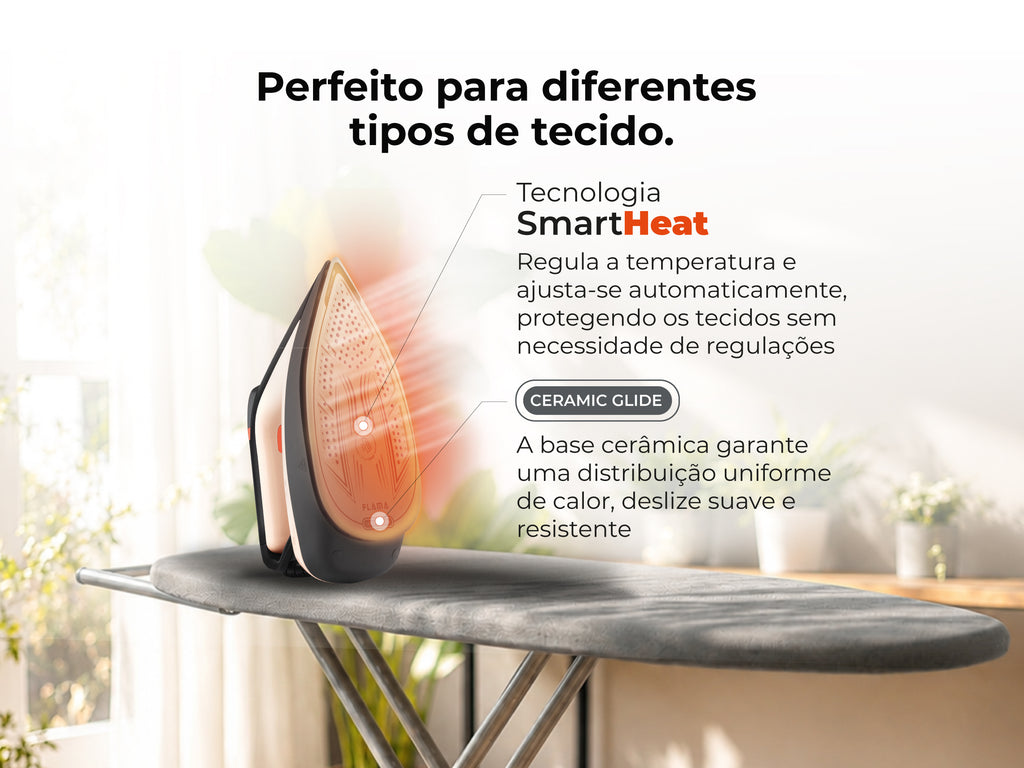 Ferro com Caldeira SteamUltra 3000W Bege 5541FL FLAMA