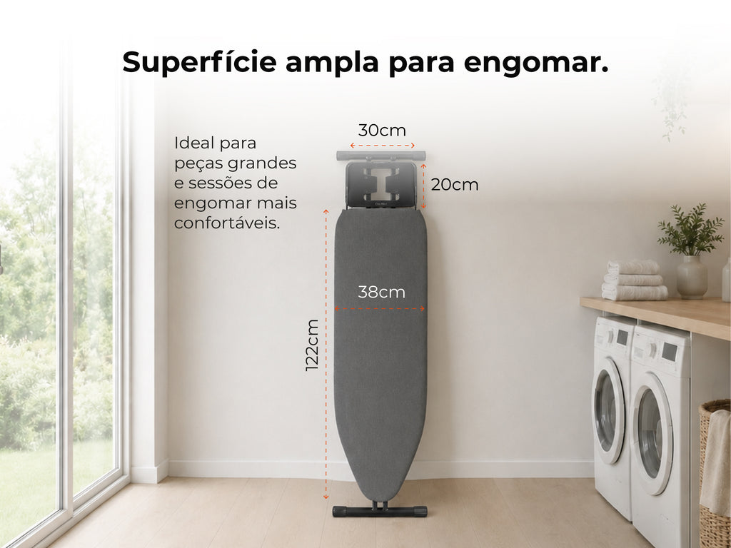 Tábua de Engomar Para Ferro a Vapor 581FL