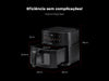Fritadeira Sem Óleo Air Fryer C/ Janela 6L 644FL FLAMA