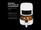 Fritadeira Sem Óleo Air Fryer 4.2L Branca 645FL FLAMA