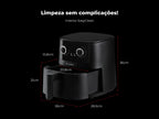 Fritadeira Sem Óleo Air Fryer 4.2L Preta 646FL FLAMA