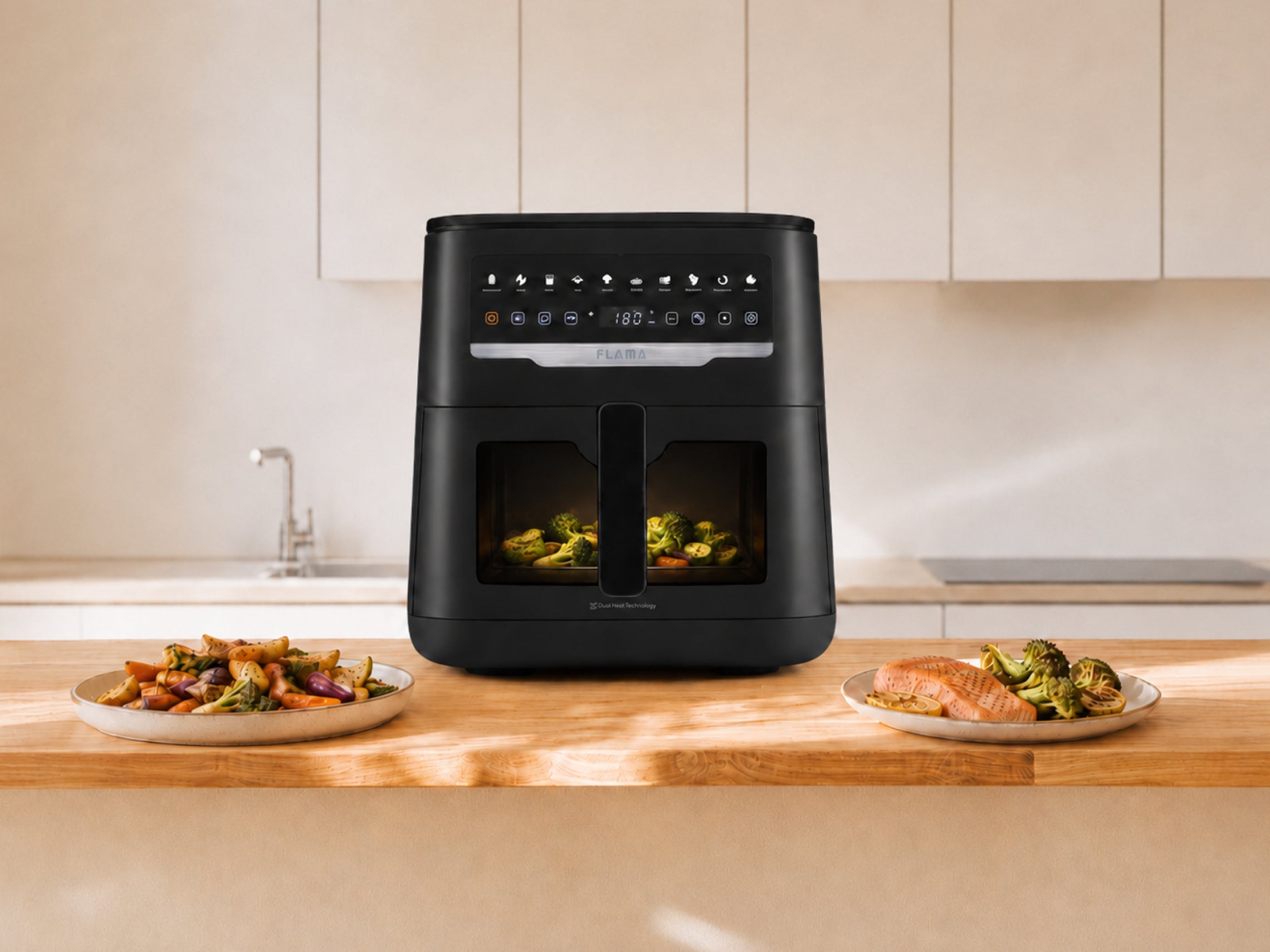 Friteuse sans huile Air Fryer Ceramic CrisperPlate Dual Heat 647FL
