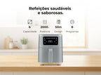 Oil-Free Air Fryer Slim Stone Gray 652FL