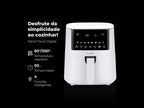 Fritadeira Sem Óleo Air Fryer 4.2L Branca 657FL FLAMA