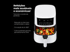 Fritadeira Sem Óleo Air Fryer 4.2L Branca 657FL FLAMA