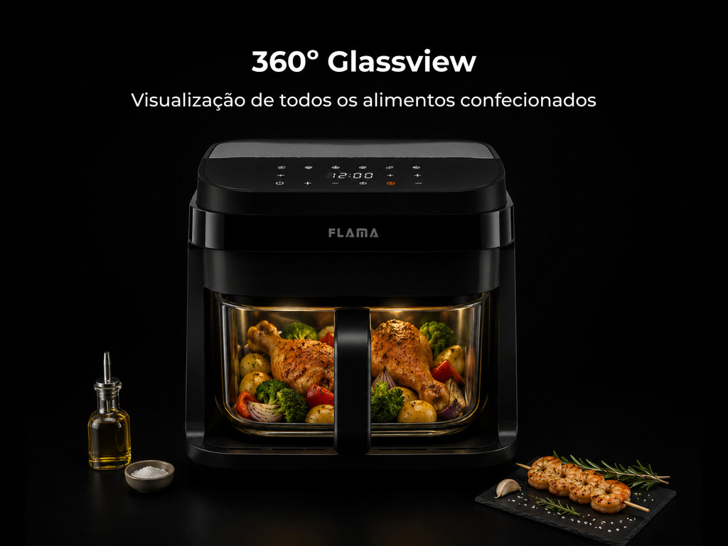Friteuse sans huile Air Fryer GlassView 5,5 L 661FL