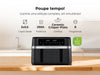 Oil-Free Air Fryer Ceramic CrisperPlate Double XL 671FL