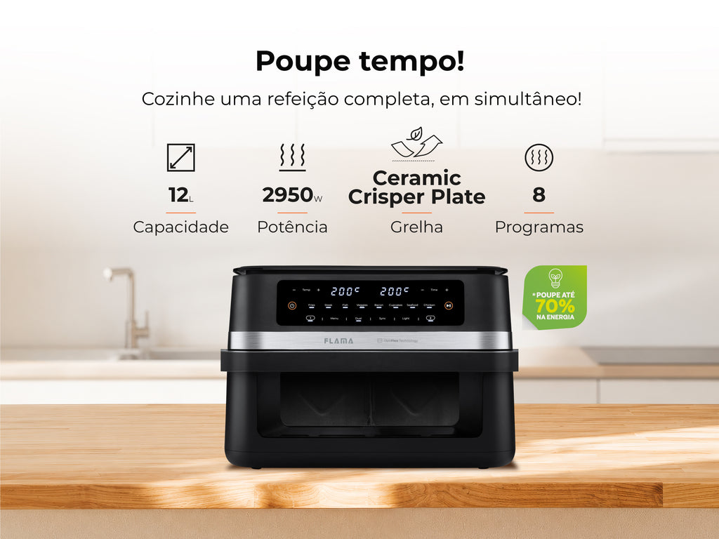 Oil-Free Air Fryer Ceramic CrisperPlate Flex XXL 674FL